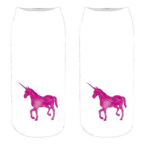 Pink Unicorn Socks