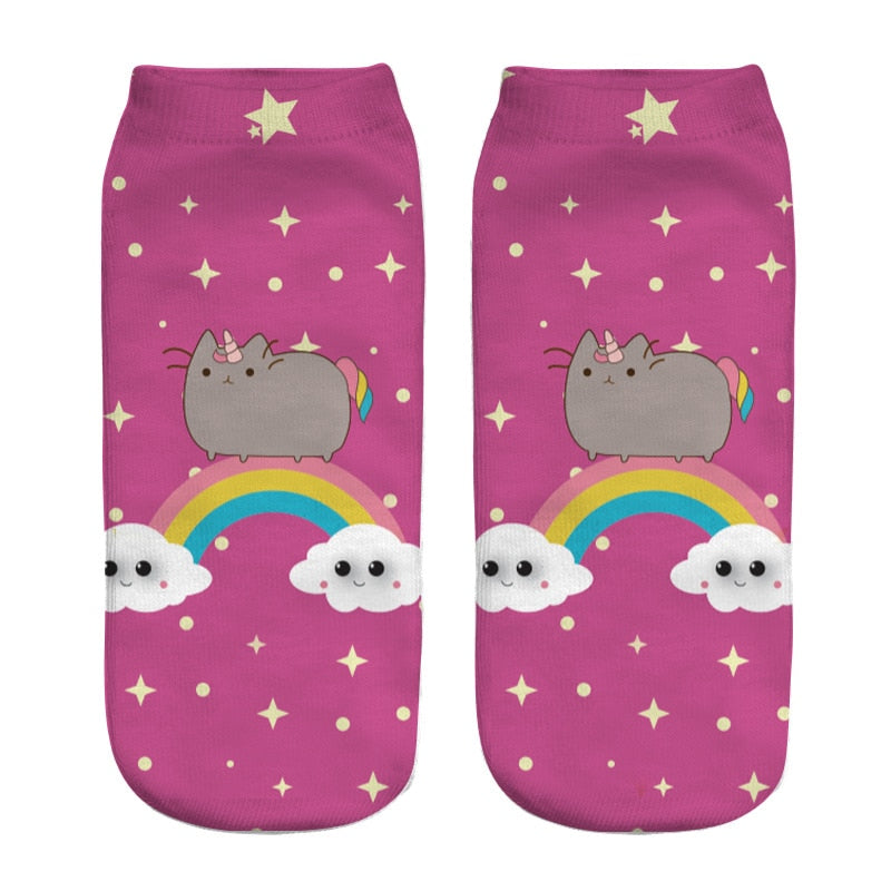 Unicorn Cat Socks