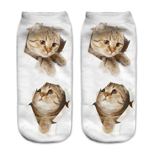 Tearing Out Cat Socks