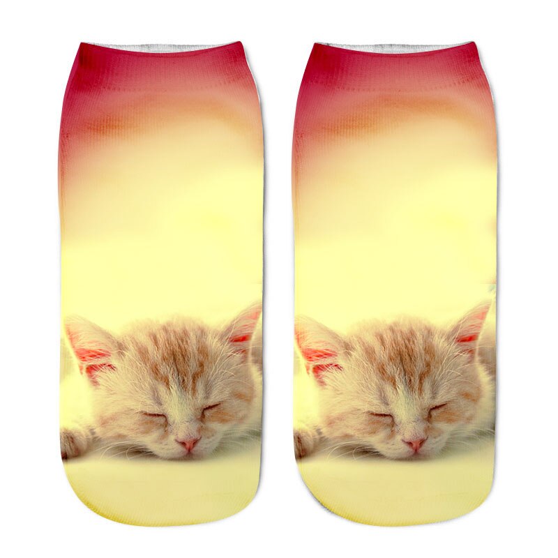 Sleeping Cat Socks