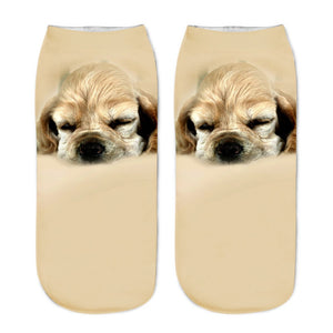 Tired Puppy Dog Socks