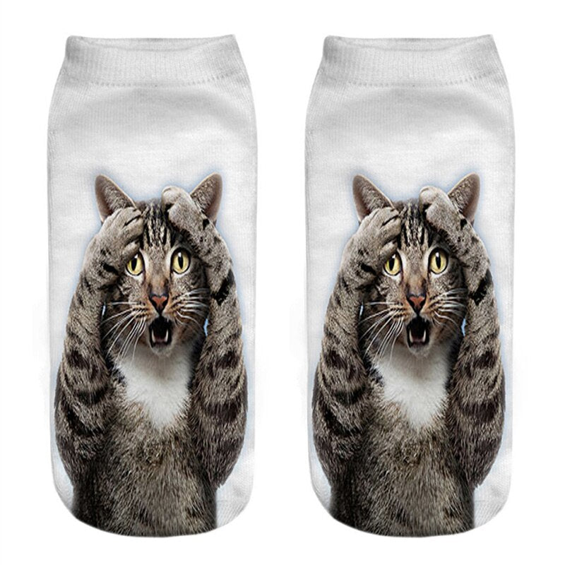 Oh My Gosh Cat Socks