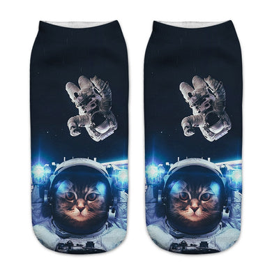 Astronaut Cat Socks