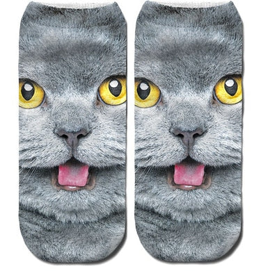 Panting Cat Socks