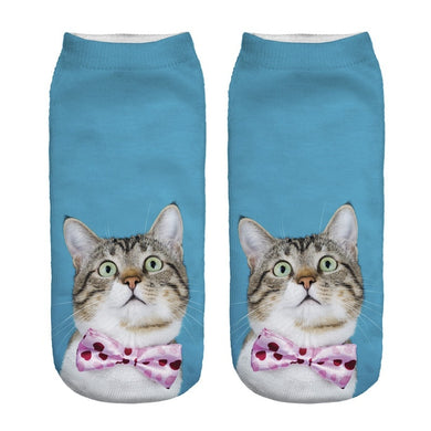 Bowtie Cat Socks