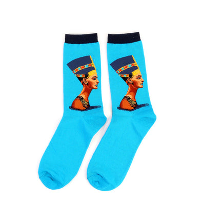 Pharaoh Cyan Socks